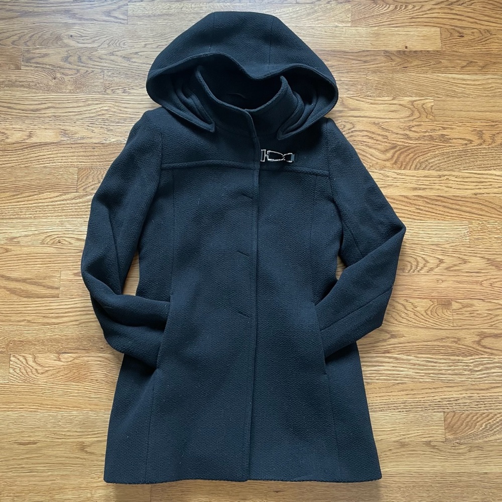 Cinzia Rocca hooded wool jacket size 10